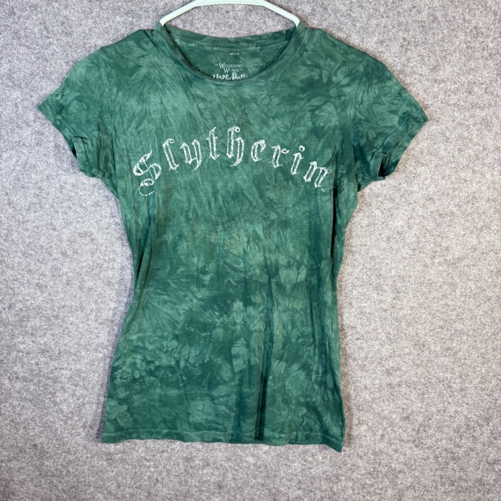 Wizarding World Harry Potter Slytherin Tie‎ Dye T Shirt Women Universal Orlando
